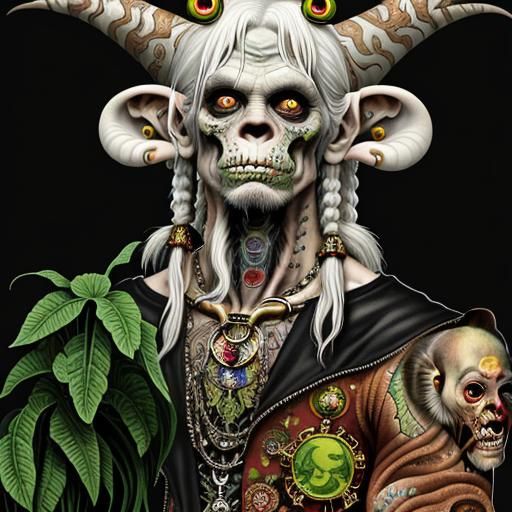 Surreal Contortionist in Fantasy Painting Style