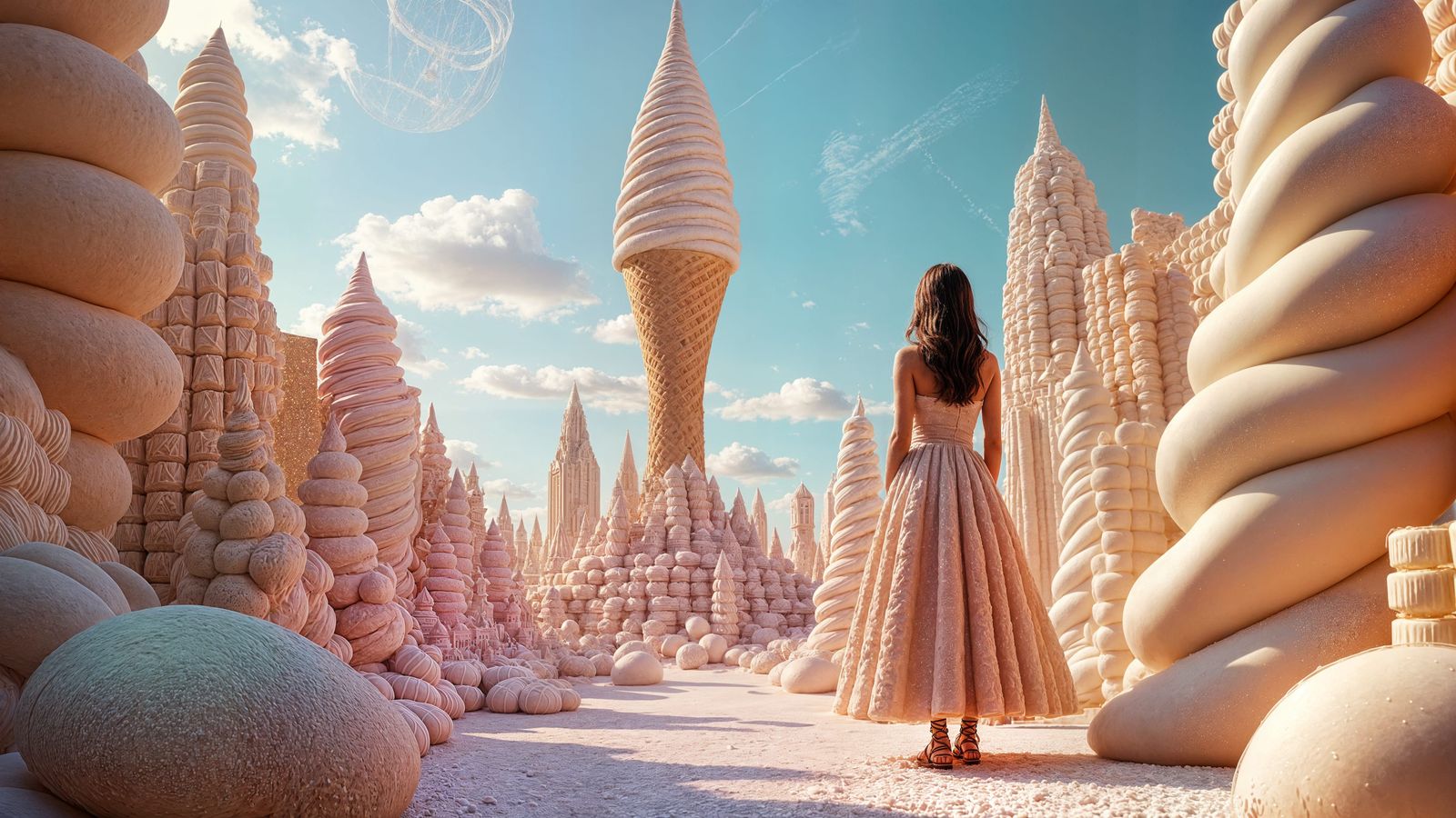 Edible Cityscape of Candy and Sweets