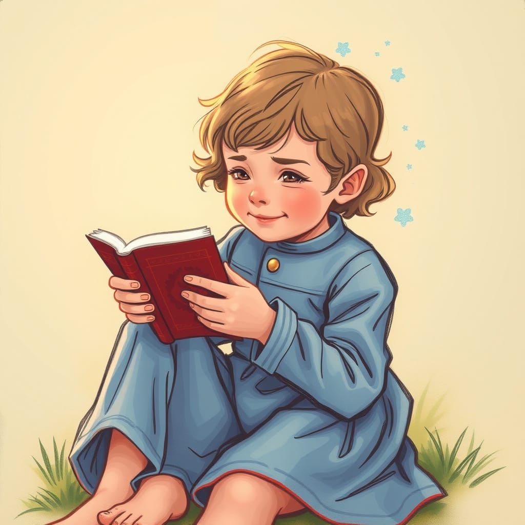 Nostalgic Childhood Memories in Watercolor