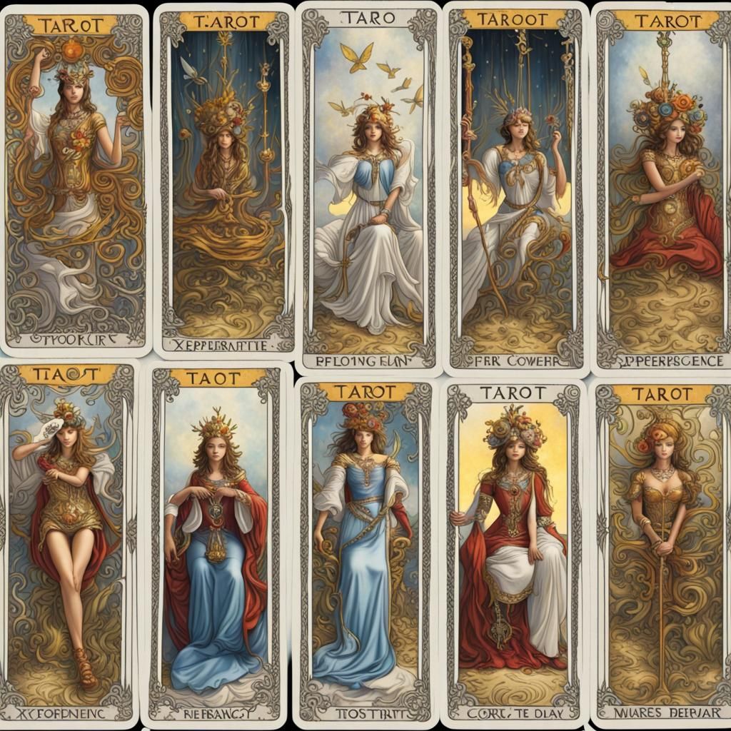 Detailed Tarot Card Photographic Masterpiece