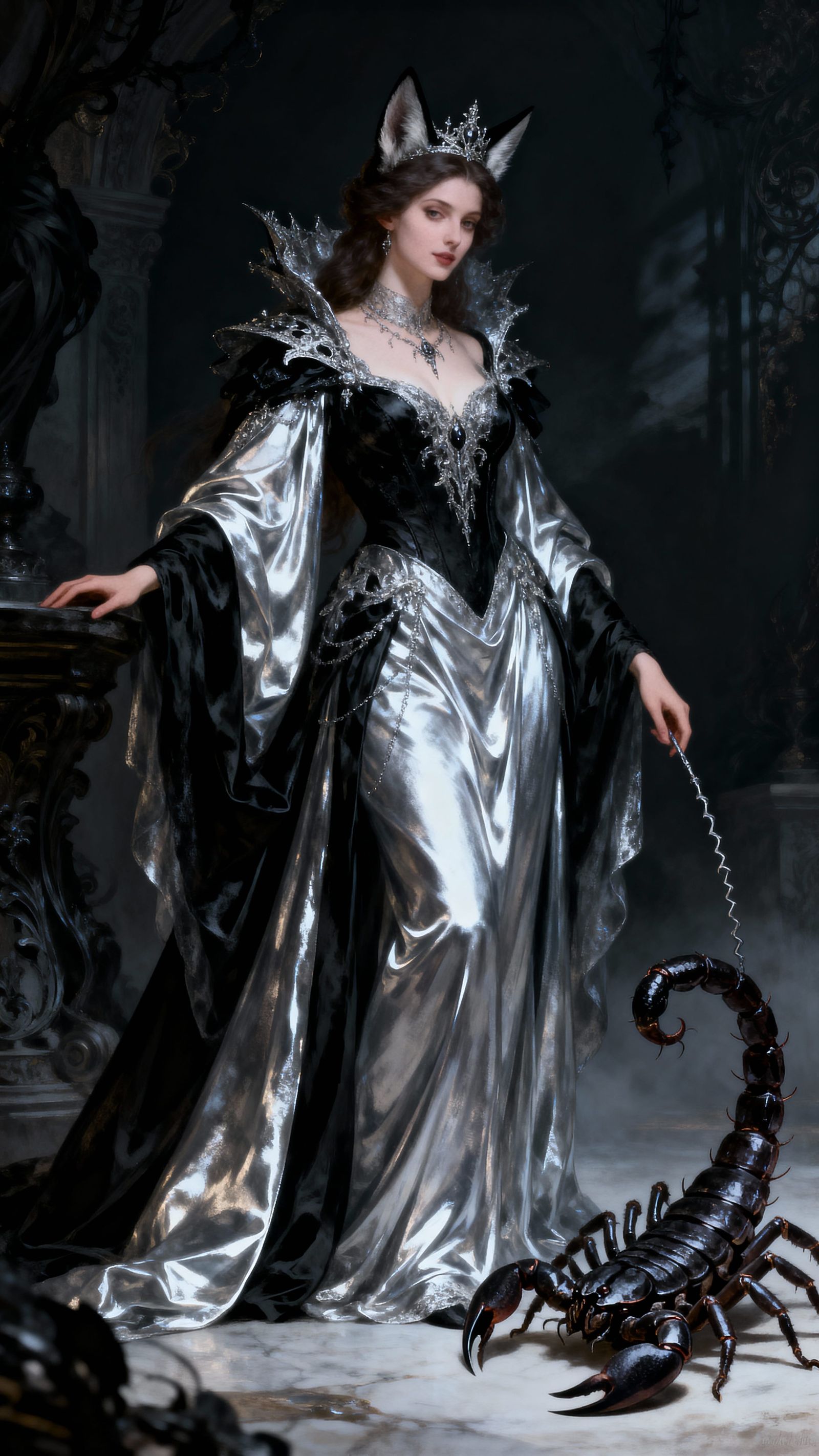 Laura the Vixen Scorpion Goddess in Gothic Fantasy