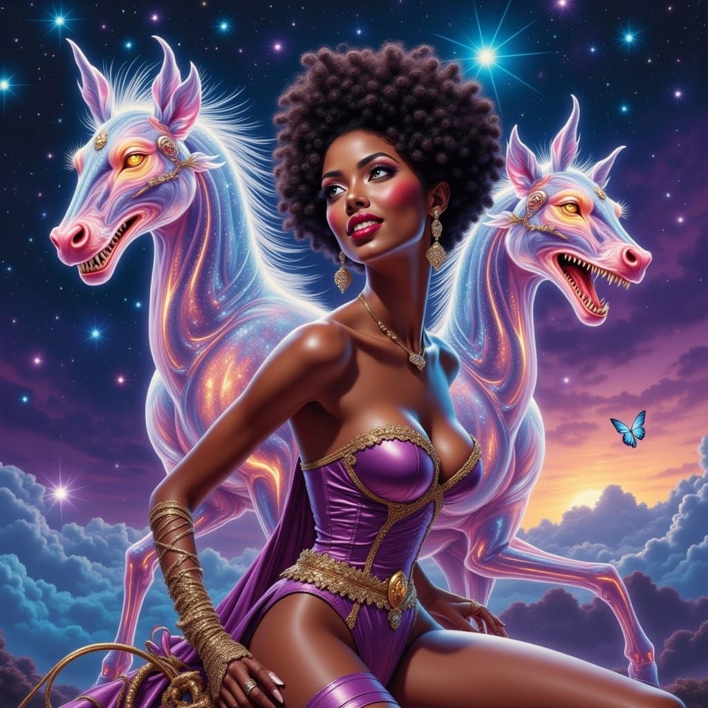 Aurora Guardian in Cosmic Majesty