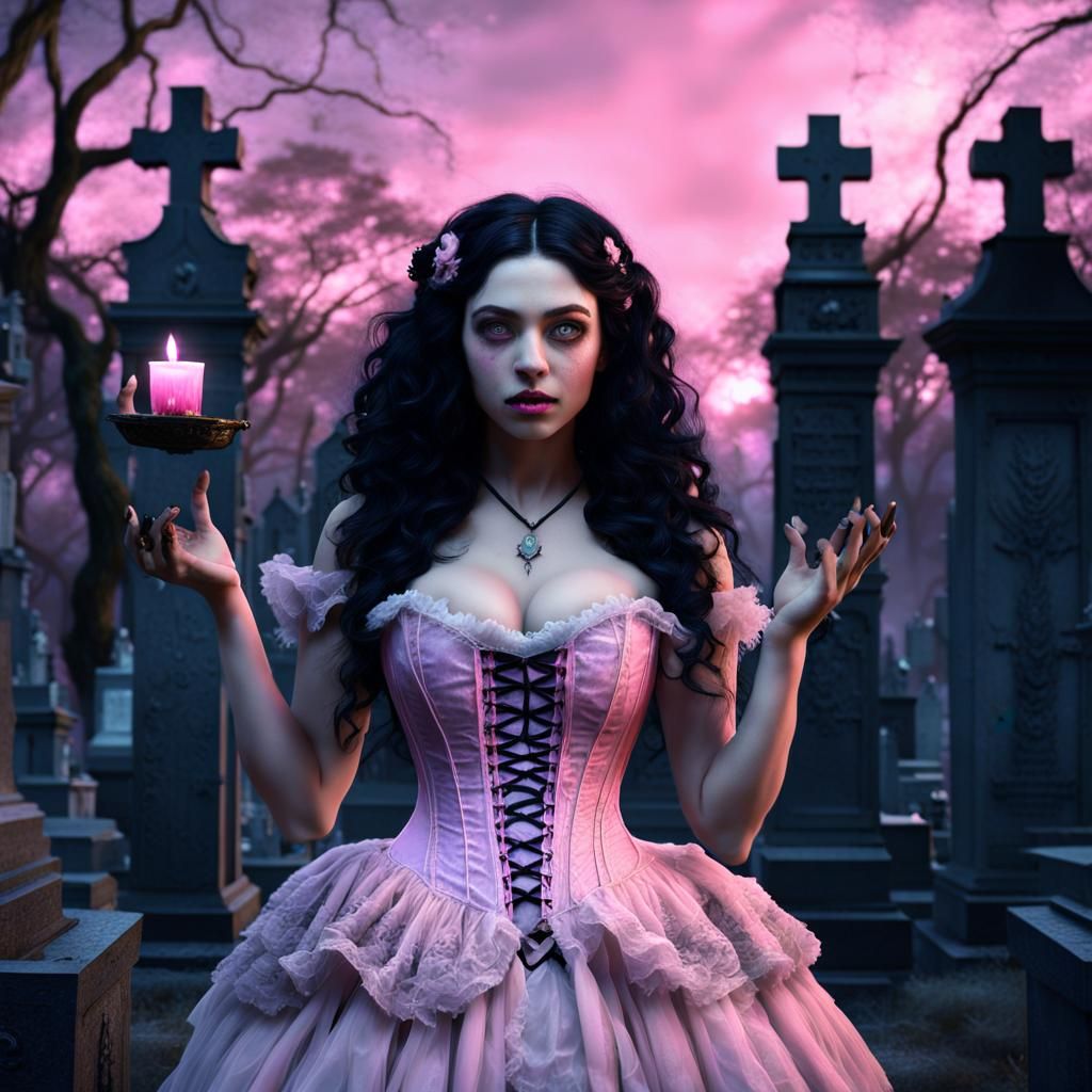 Cajun Bayou Witch Summons Ghosts in Cemetery