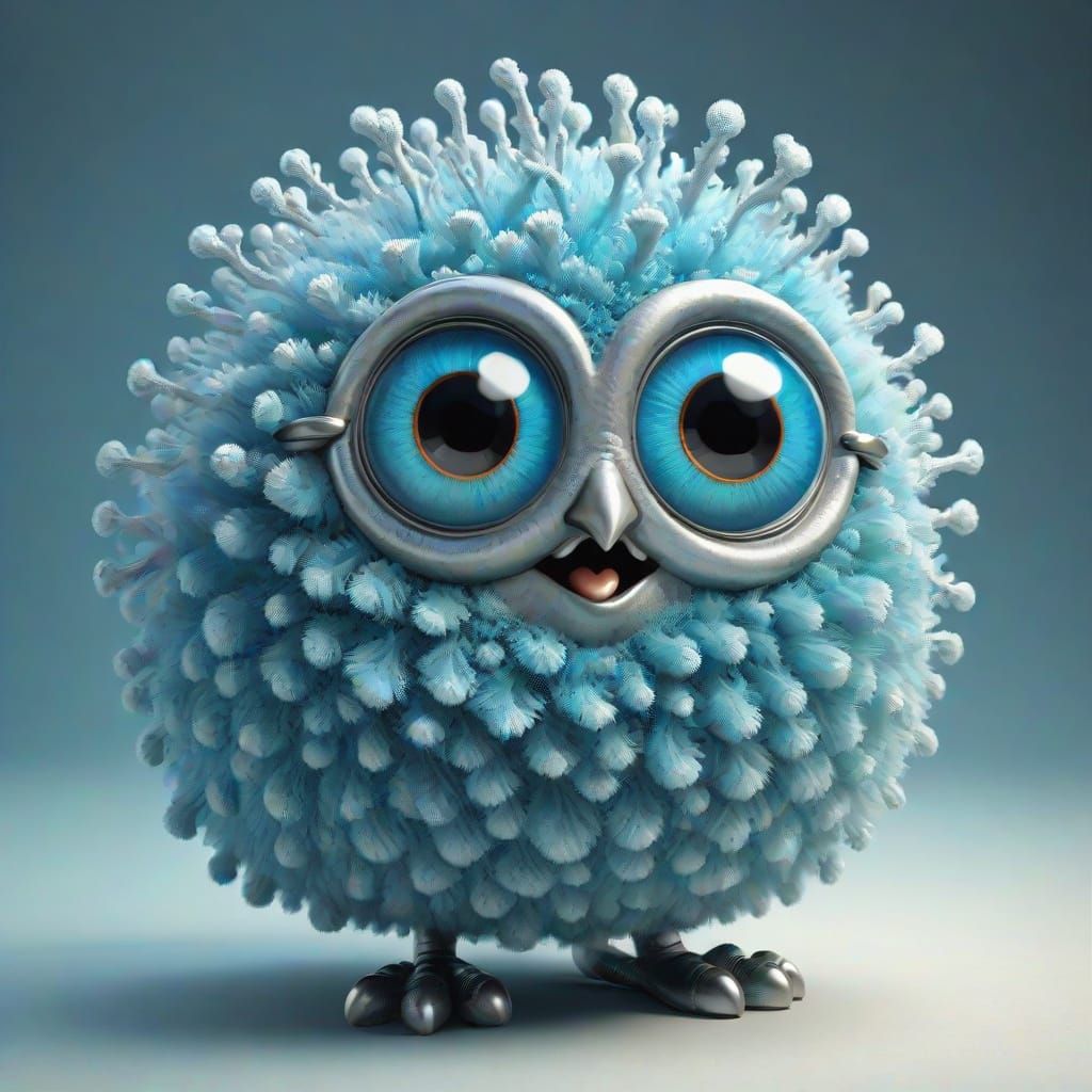 Whimsical Old Silver Coral Creature