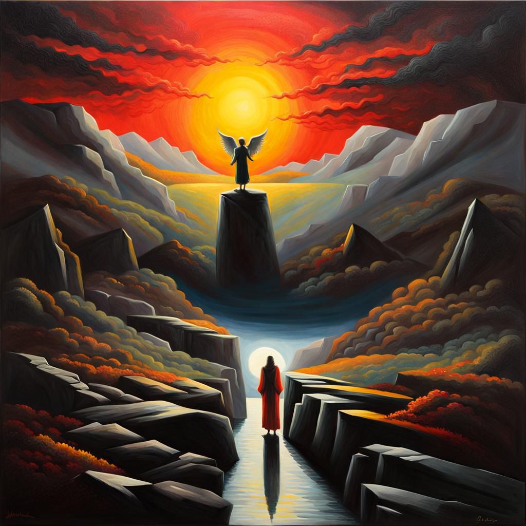 Paintings of Balanced Contrasts: Light, Shadow, Life, Death