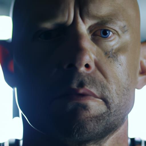 Cyberpunk Soldier Portrait