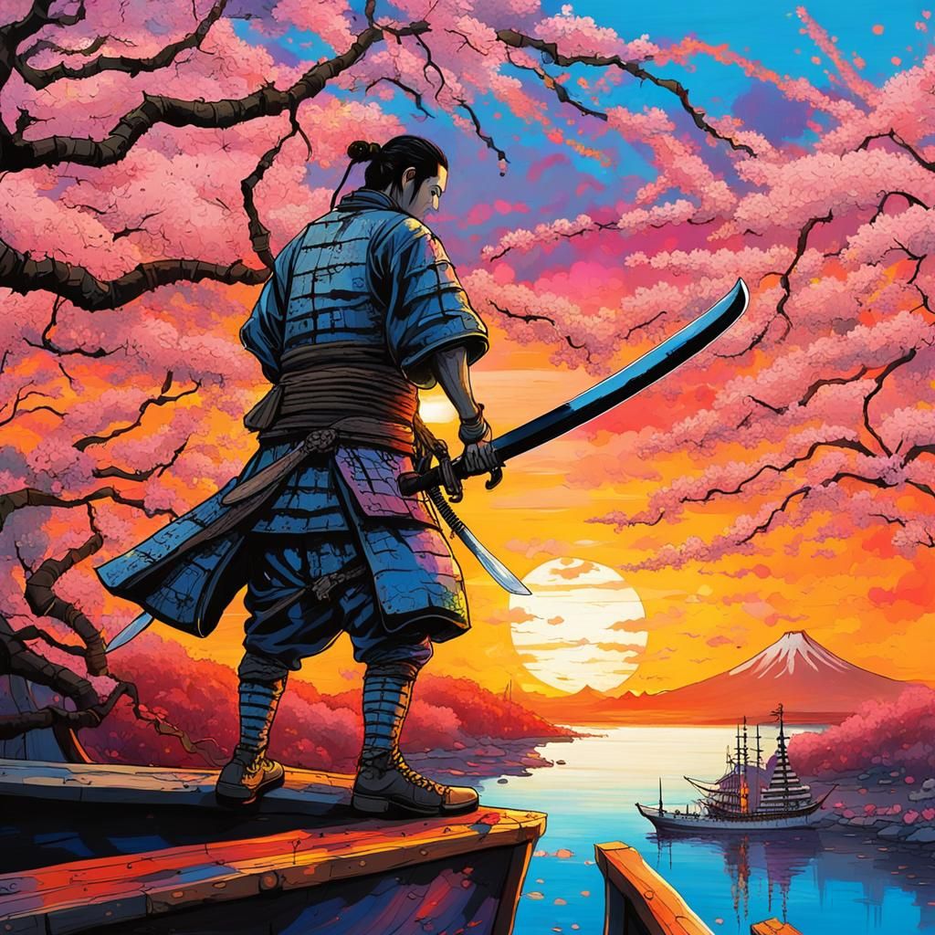 The samurai in 'Vintage Voyage'