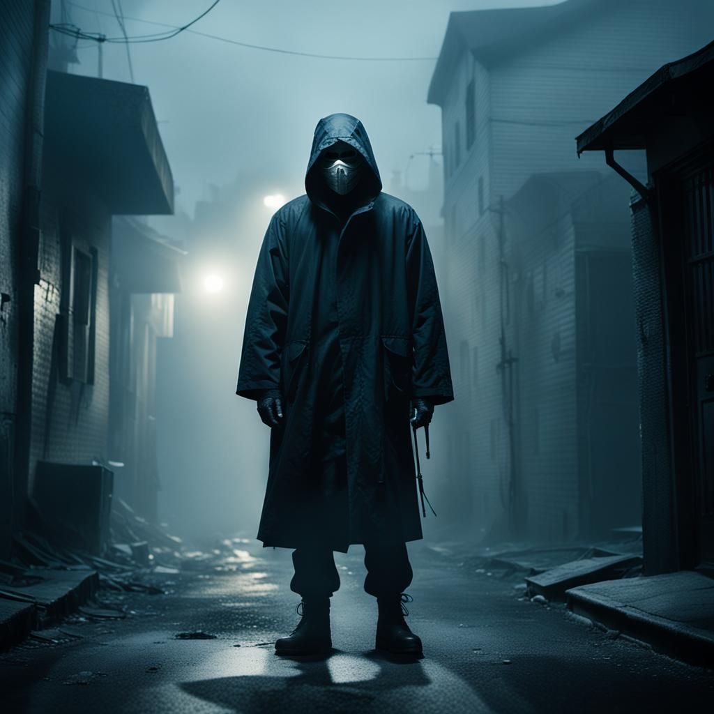 Sinister Zodiac Killer in Dark Surrealism Style