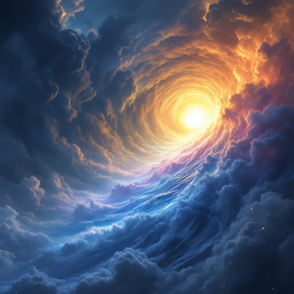 Earth Transformation: A Matte Painting of Shifting Energies