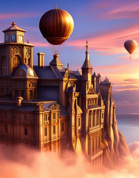 Steampunk World of Airships and Clockwork