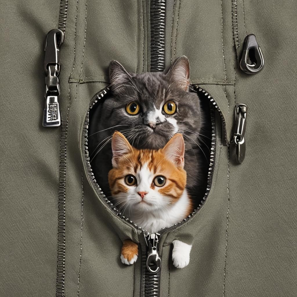 Dog and Cat Zipper: A Whimsical Creation