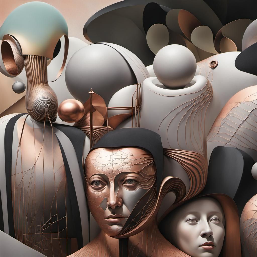 Abstract Metallic Cycles: Bizarre Magical Realism