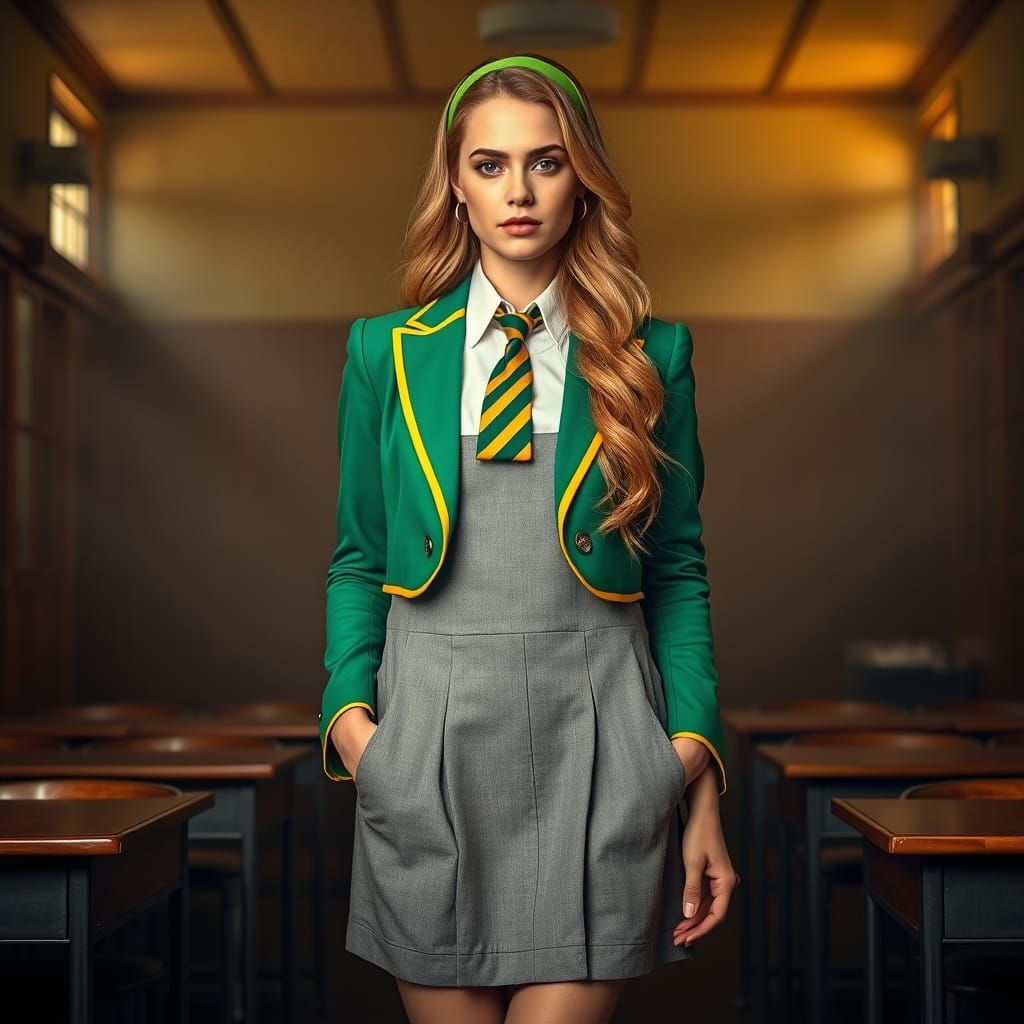 Timeless Elegance in Emerald and Gold