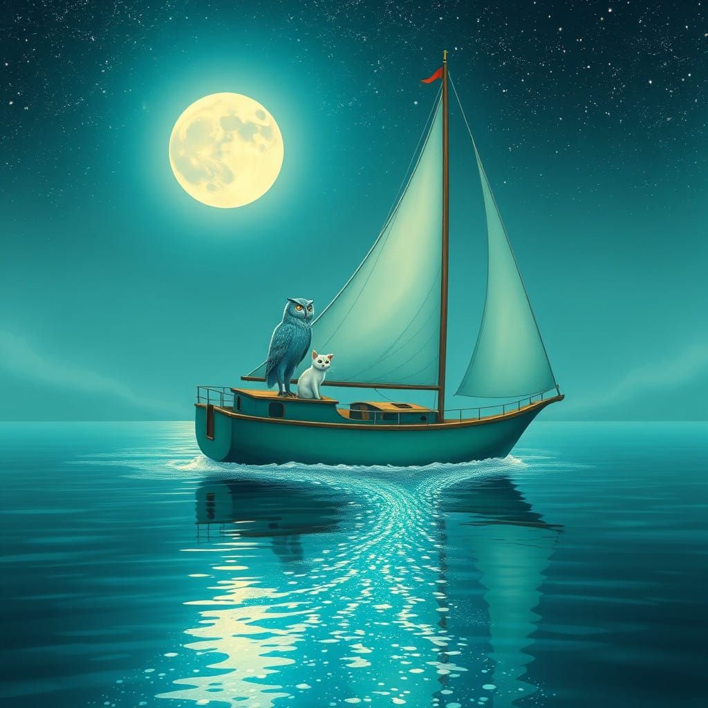 Owl and Cat Sailing :):