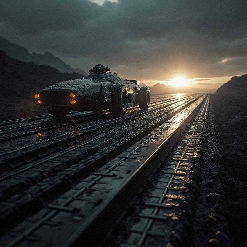 Dark Futuristic Orchestral Composition Inspired by Zimmer