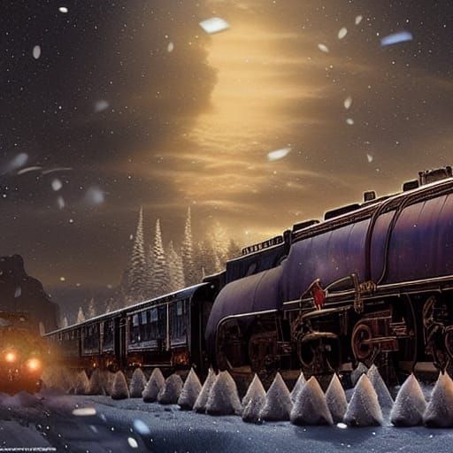 Epic Polar Express: Cinematic Digital Matte Painting