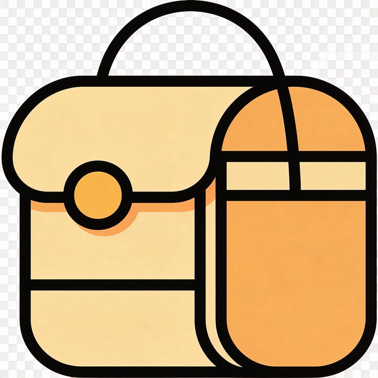 Clean Flat Vector Illustration of a Generic Object