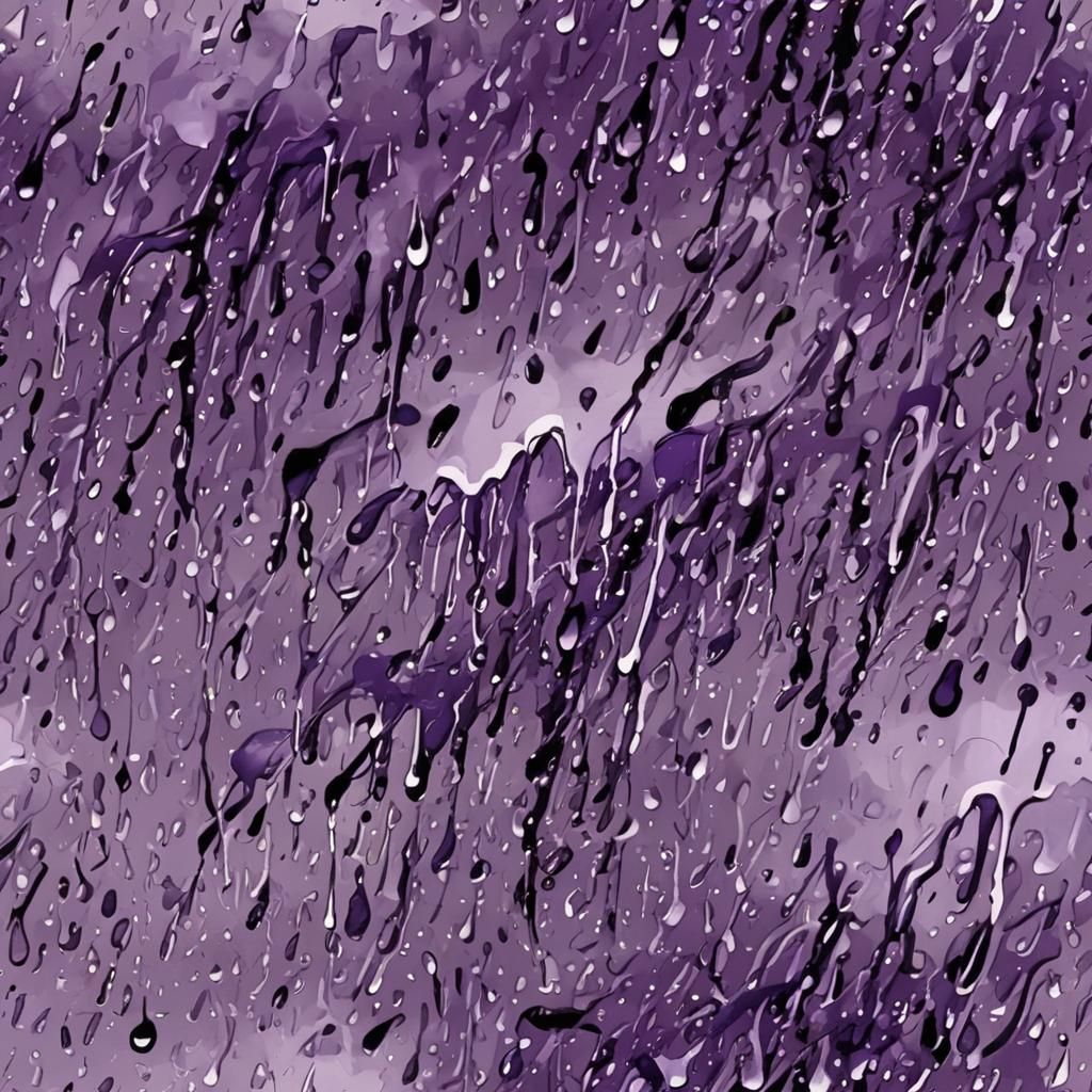 Abstract Digital Rendering of Purple Rain