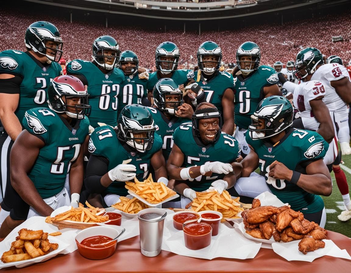 Eagles vs Commanders: A Humorous Home Game Scene