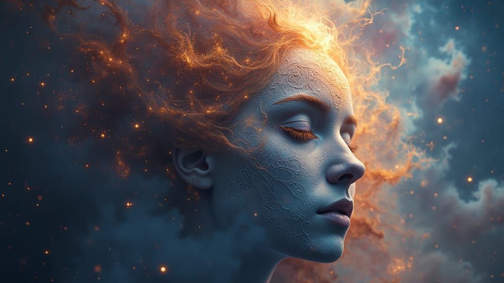 Cosmic Sorrow: A Digital Rendering of Existentialism