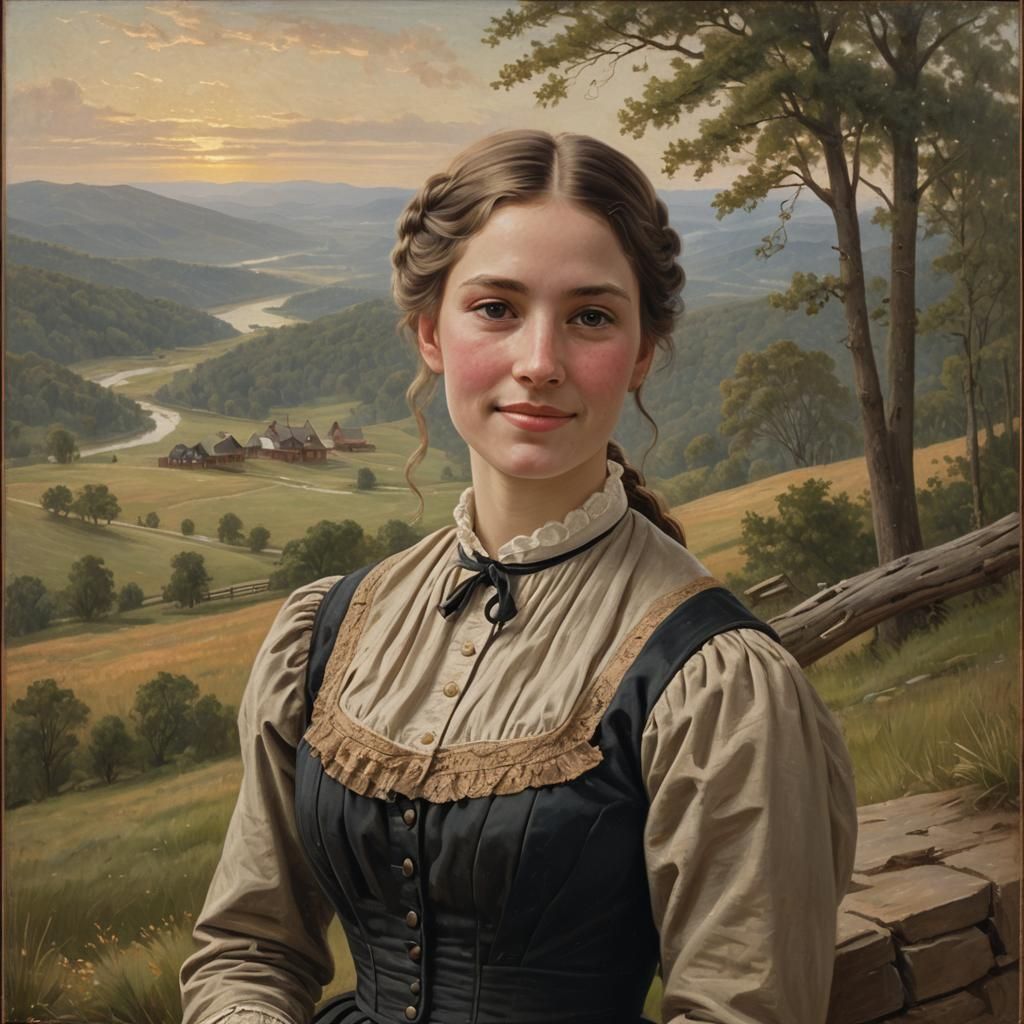 American Realism Portrait: Clara Elizabeth Fryer