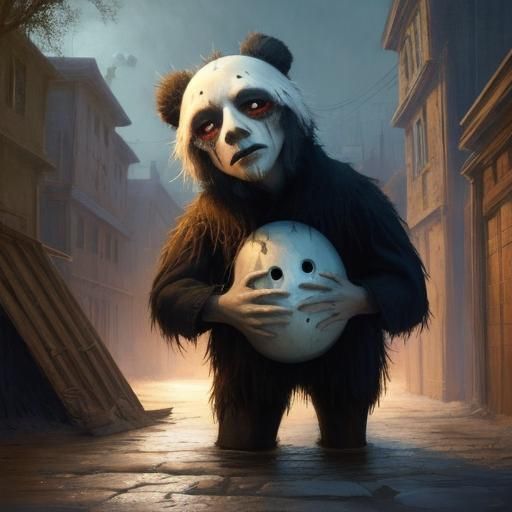 Abstract Landscape of Sorrow Inspired by Kehoe