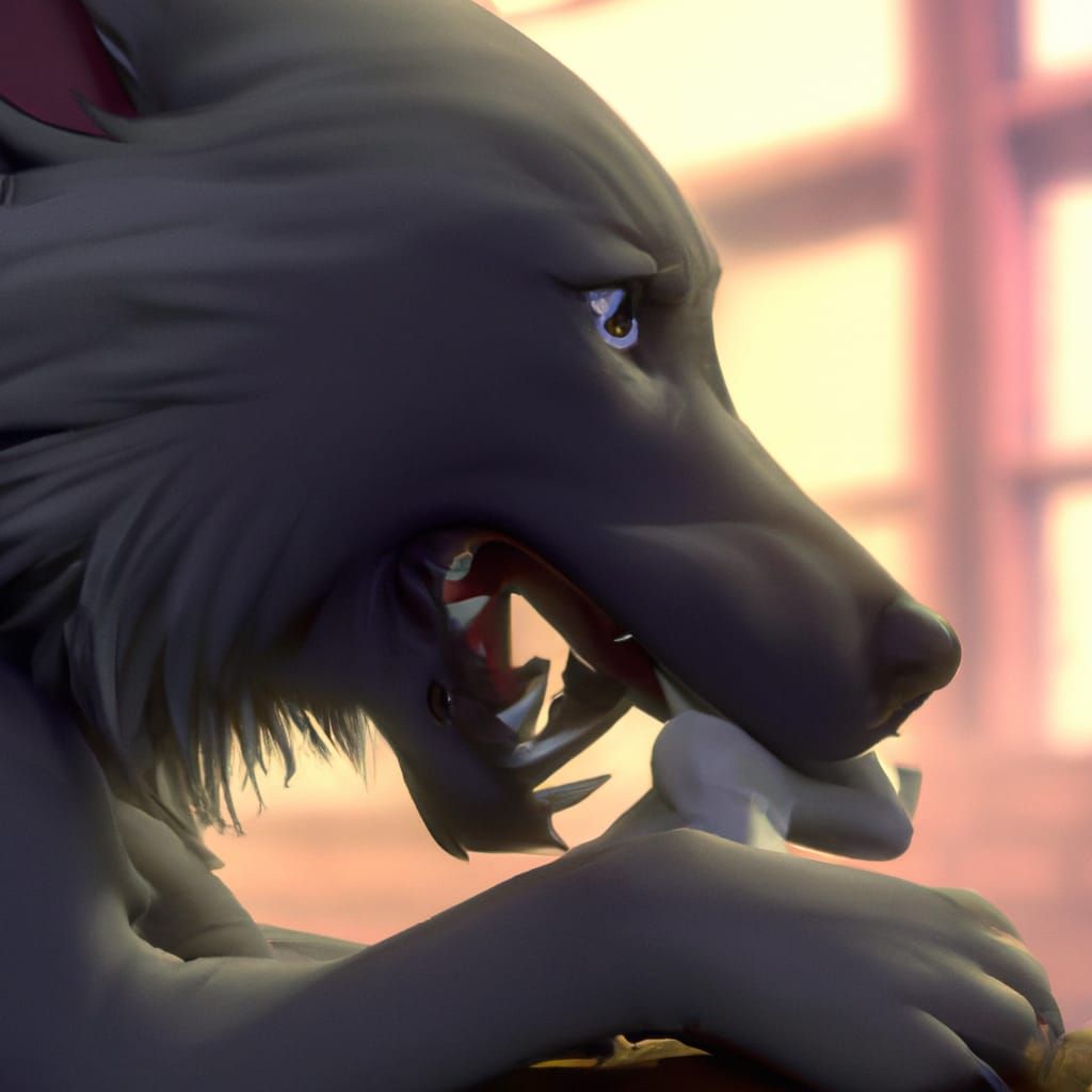 Fenrir with Chew Toy: Anime Key Visual
