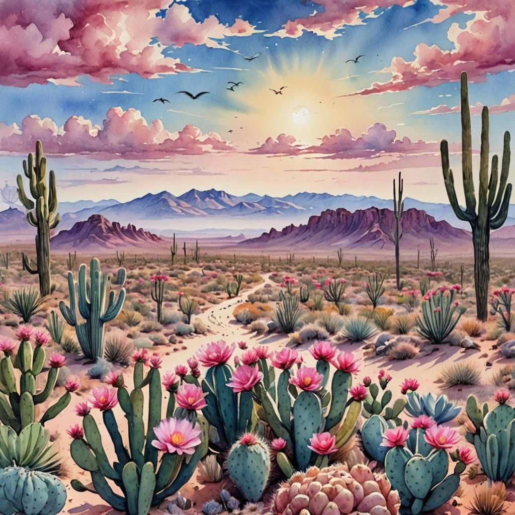 Starving of water-drowning in beauty