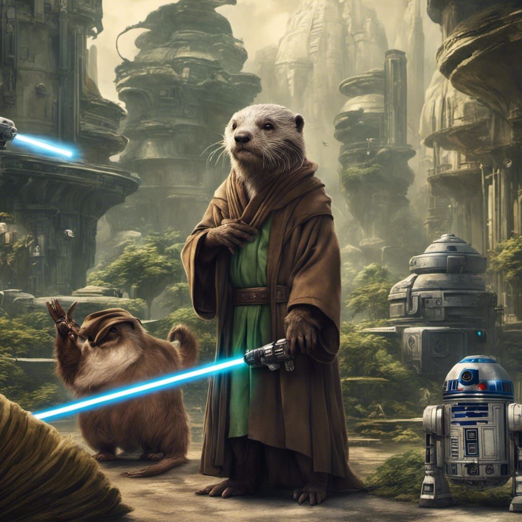 Wise Otter Jedi Knight on Coruscant