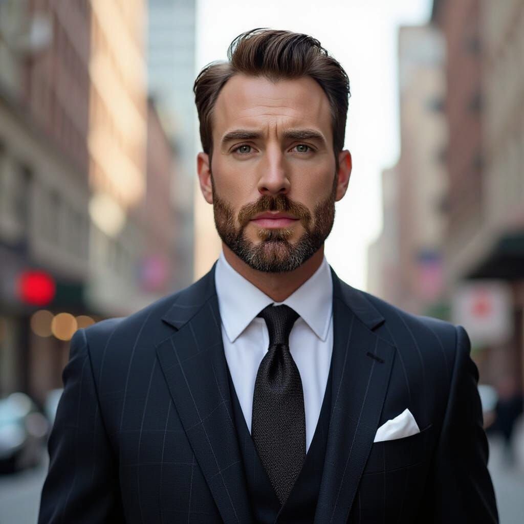 Chris Evans in Modern Urban Marvel Film Style