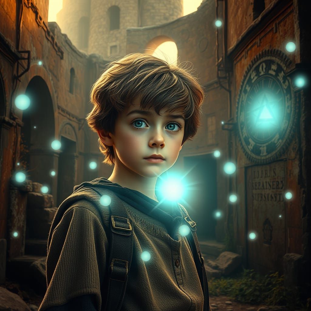 Mysterious Boy Discovers Glowing Aura in Ancient, Mystical R...