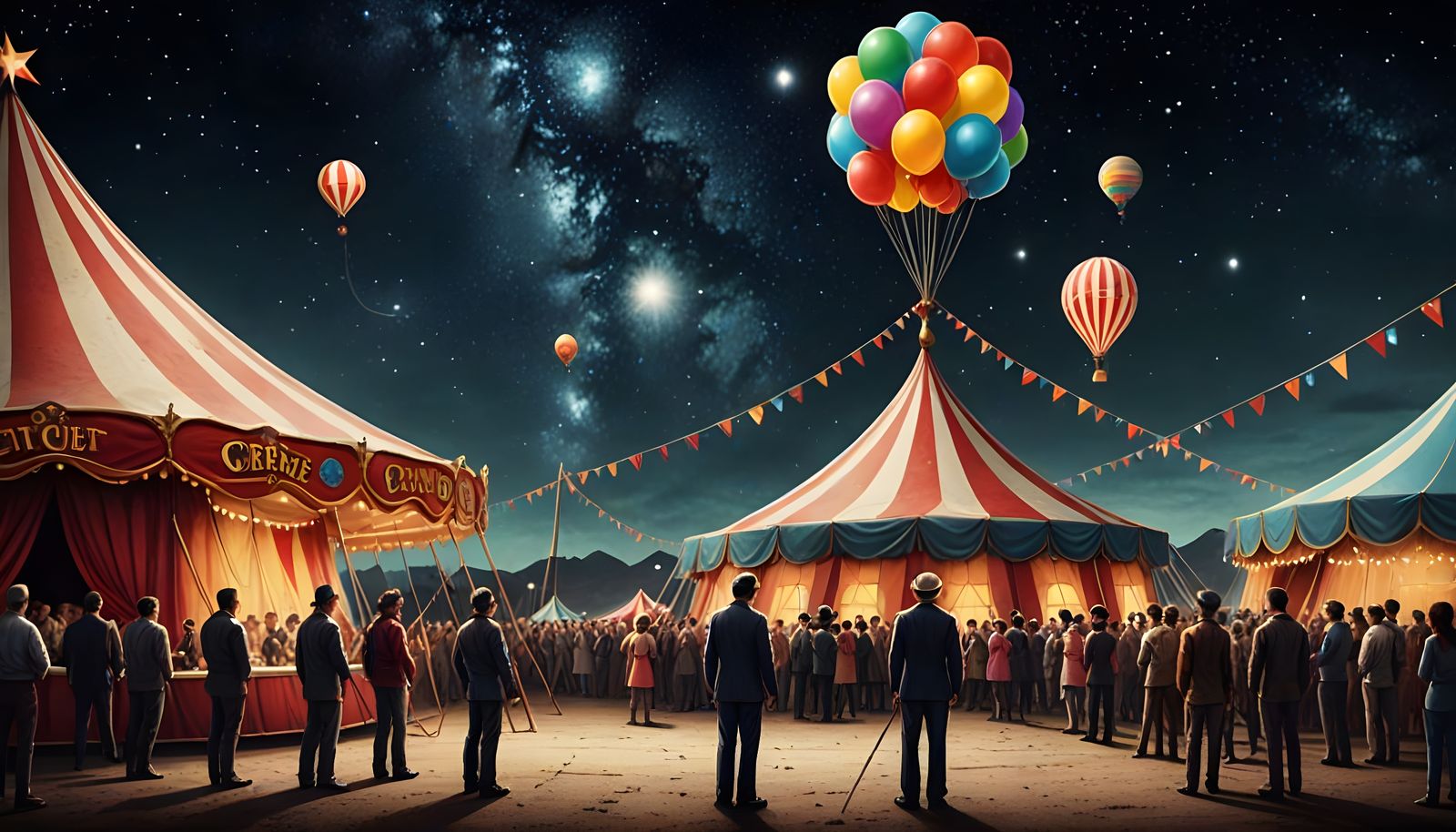 Life Under the Big Top in Vibrant Colors