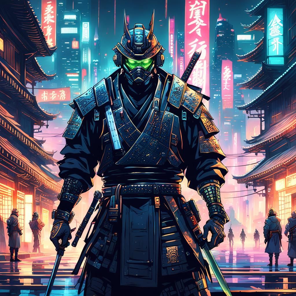 Cyber Samurai Anime 01