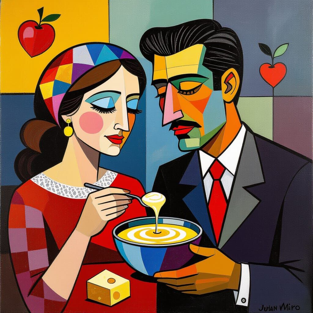 Passion Meets Hummus: Surreal Airbrush Art