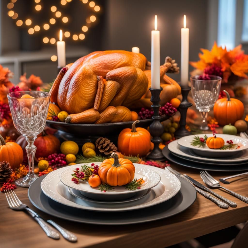 Thanksgiving tablescape!!