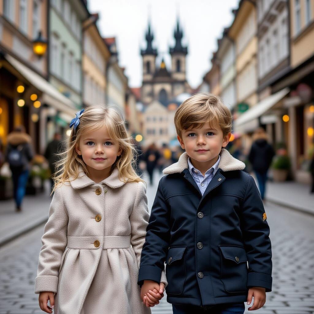 Children Visit Famous Painter's Town