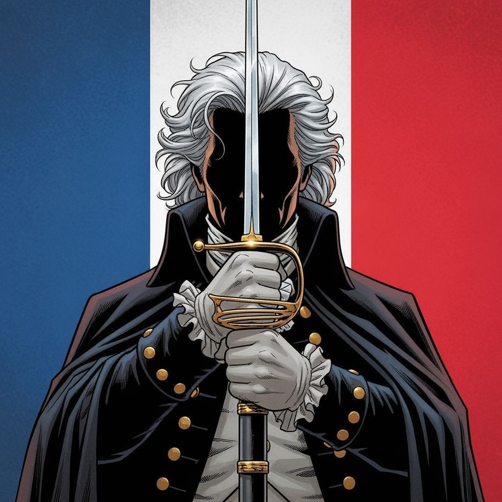 Robespierre Propaganda Poster in Star Wars Style