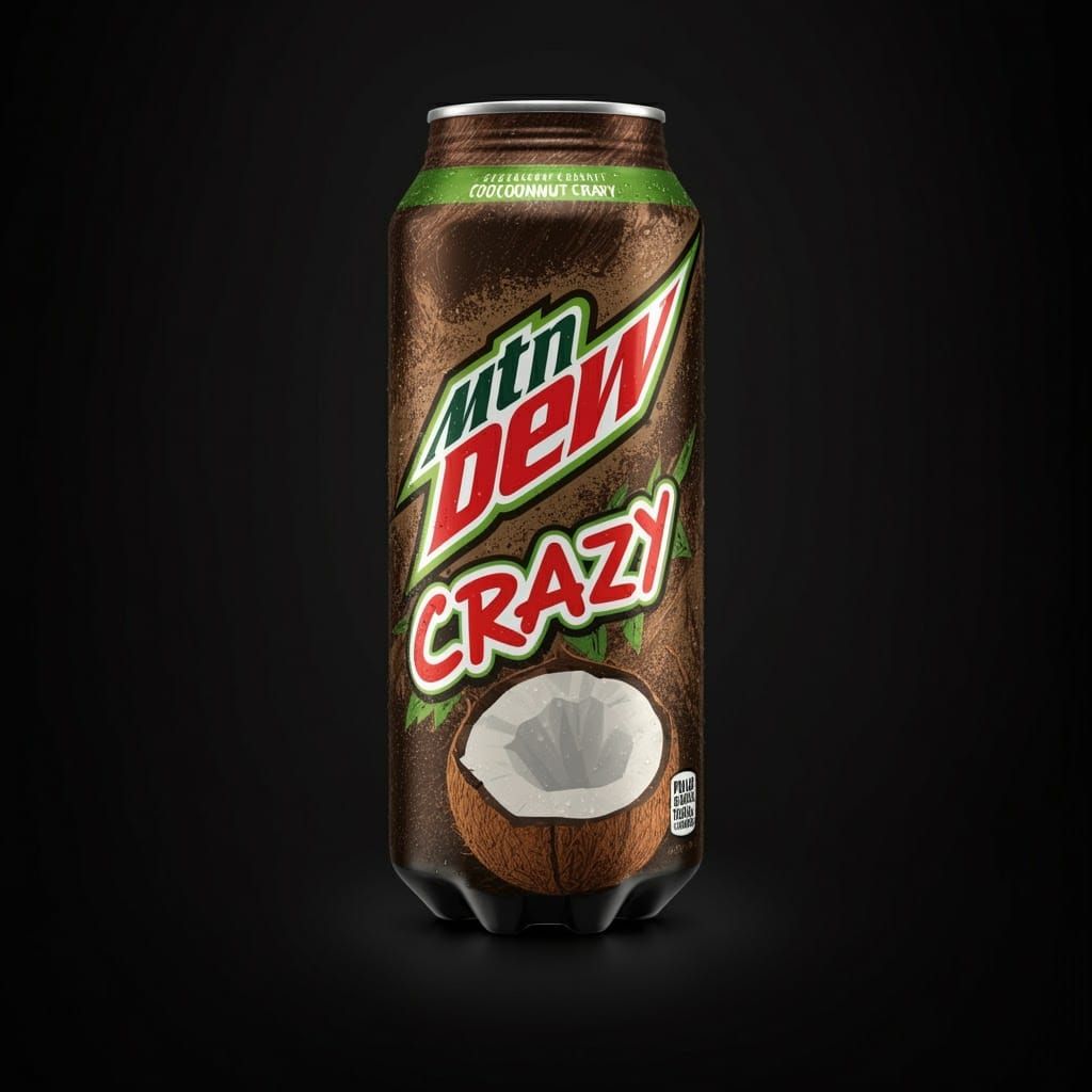 Mountain Dew Crazy Coconut Beverage Logo