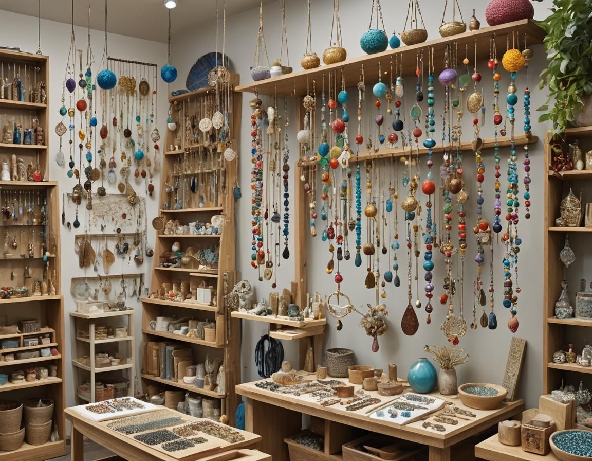 Jewelry Workshop: A Creative Fantasy in Detailed Matte Paint...