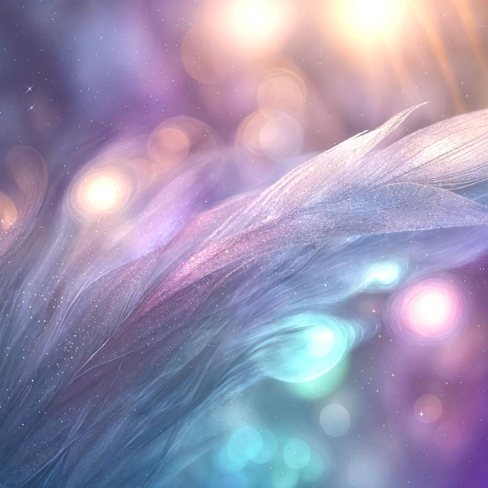 Iridescent Dreams in Shimmering Light