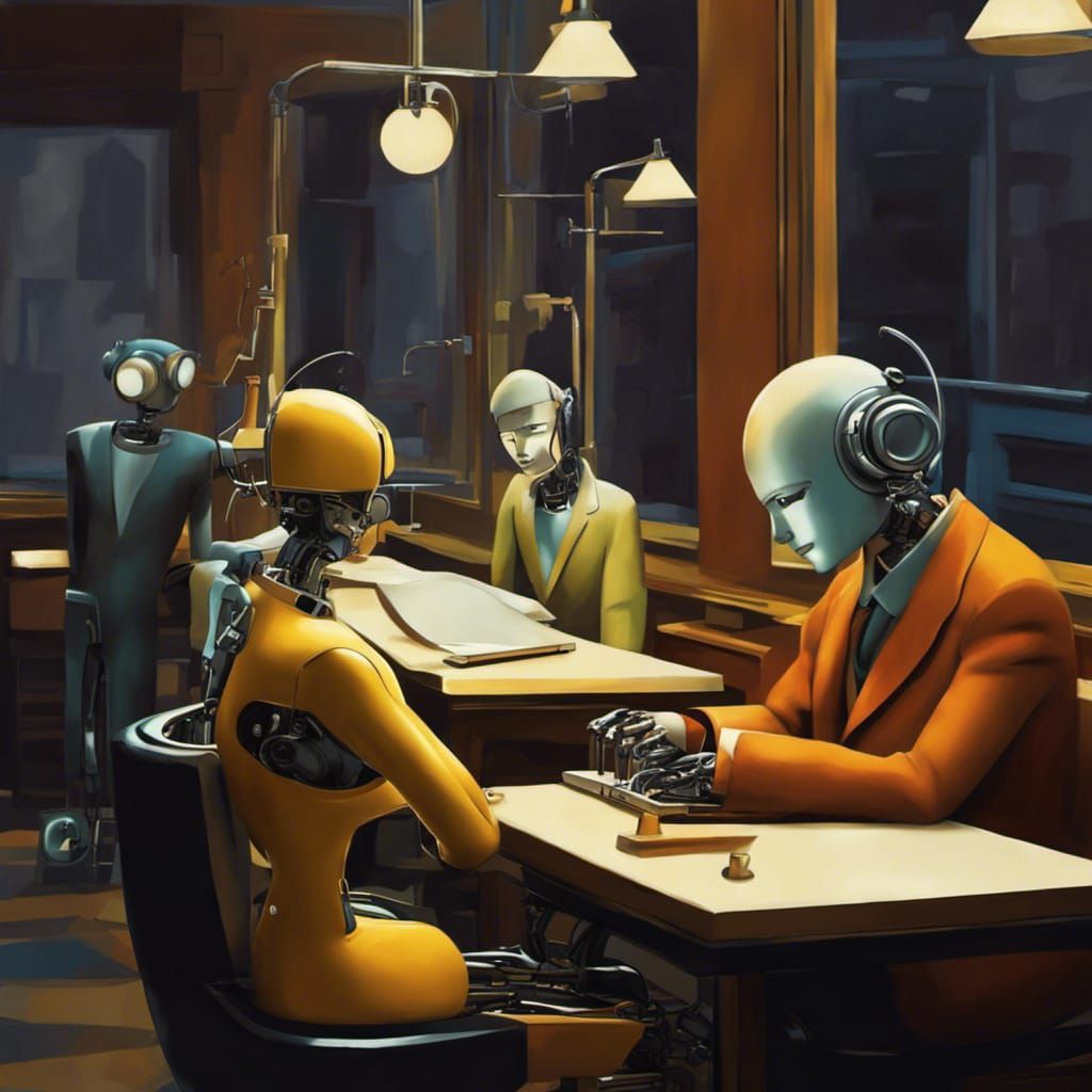 Jazzy Robots Expressing Somber Mood