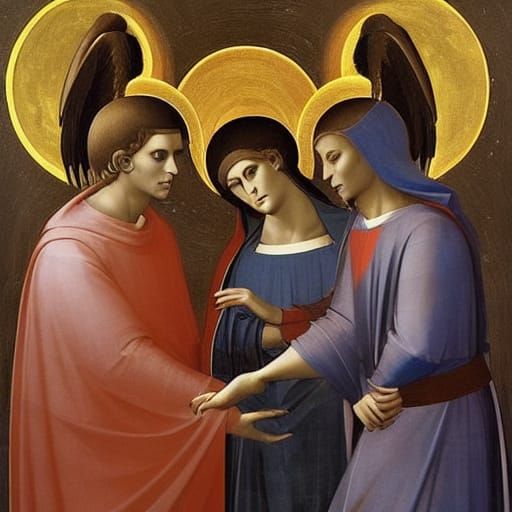 Ethereal Lovers Danced Under Starlight in a Whispered Forest...