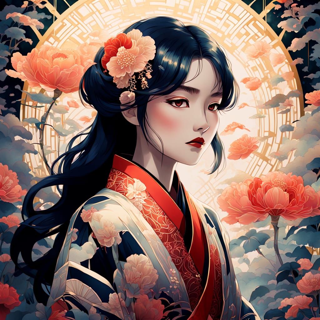 Anime character Yuko Ichihara  from XXXHolic is a tall, pale...