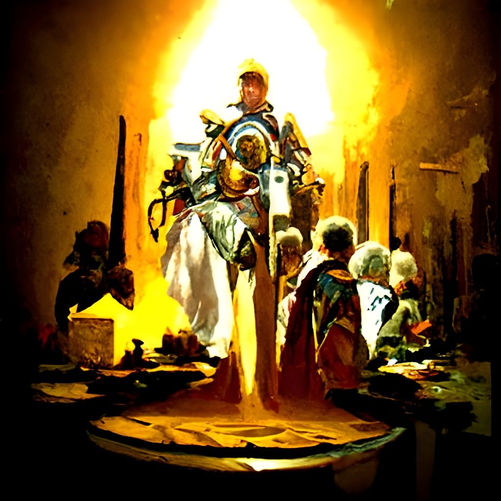 Advent Rising Aurelian as Oil Painting