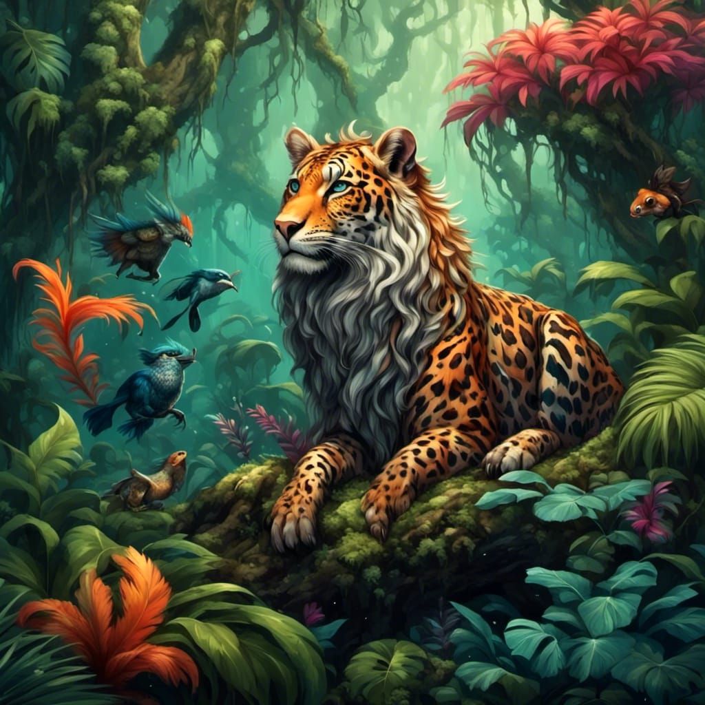 Fantasy jungle