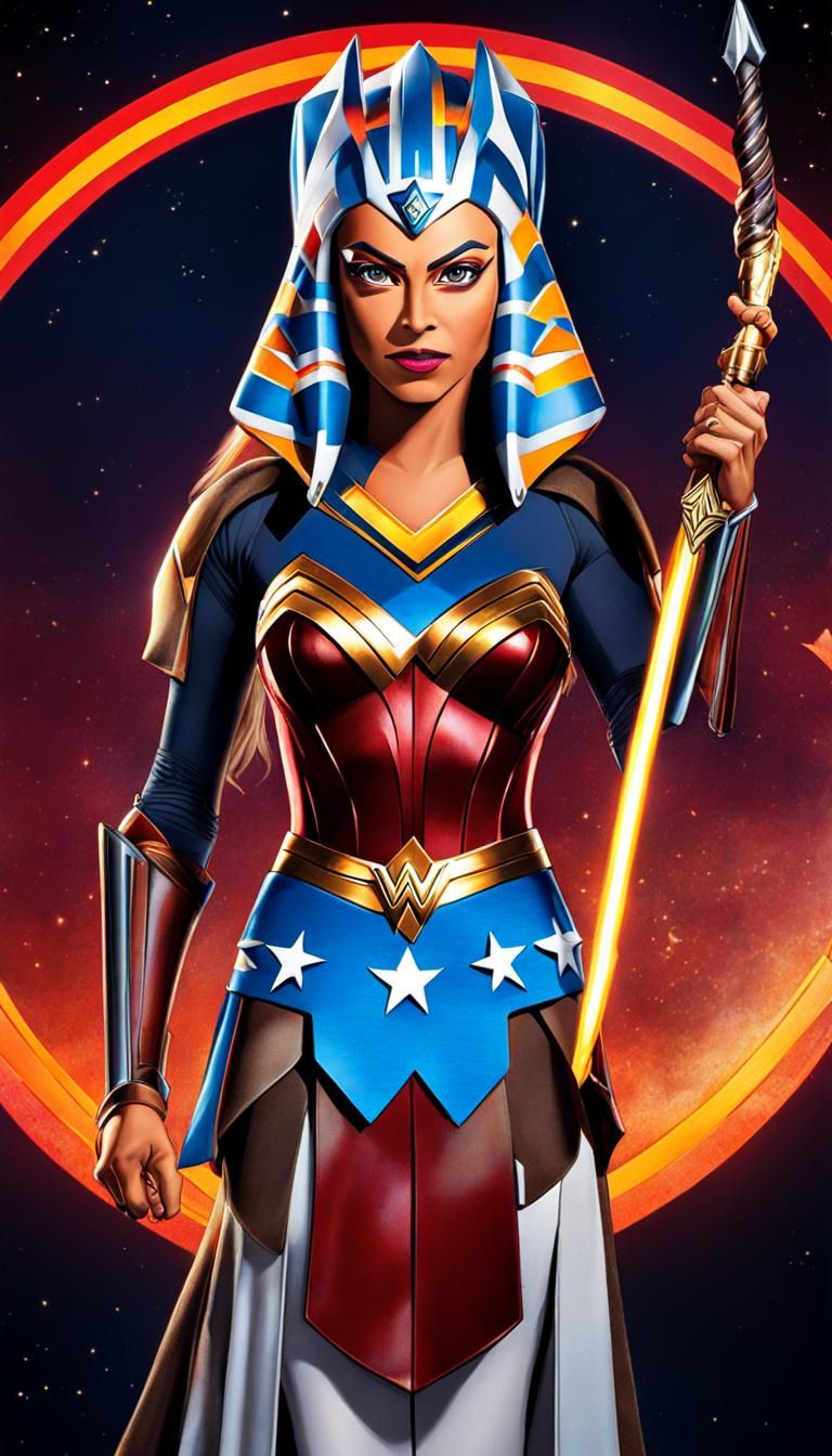 Wonder Ahsoka as Amazonian Warrior Woman