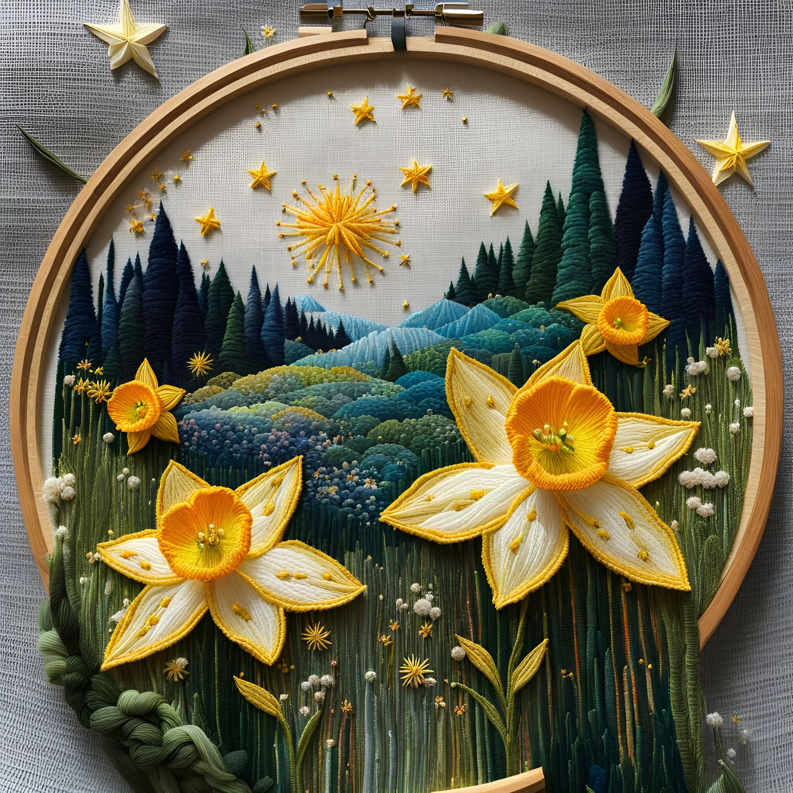 Springtime Daffodils