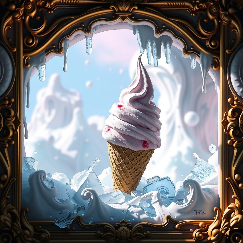 Fantastical Icy Dream in Deep Color