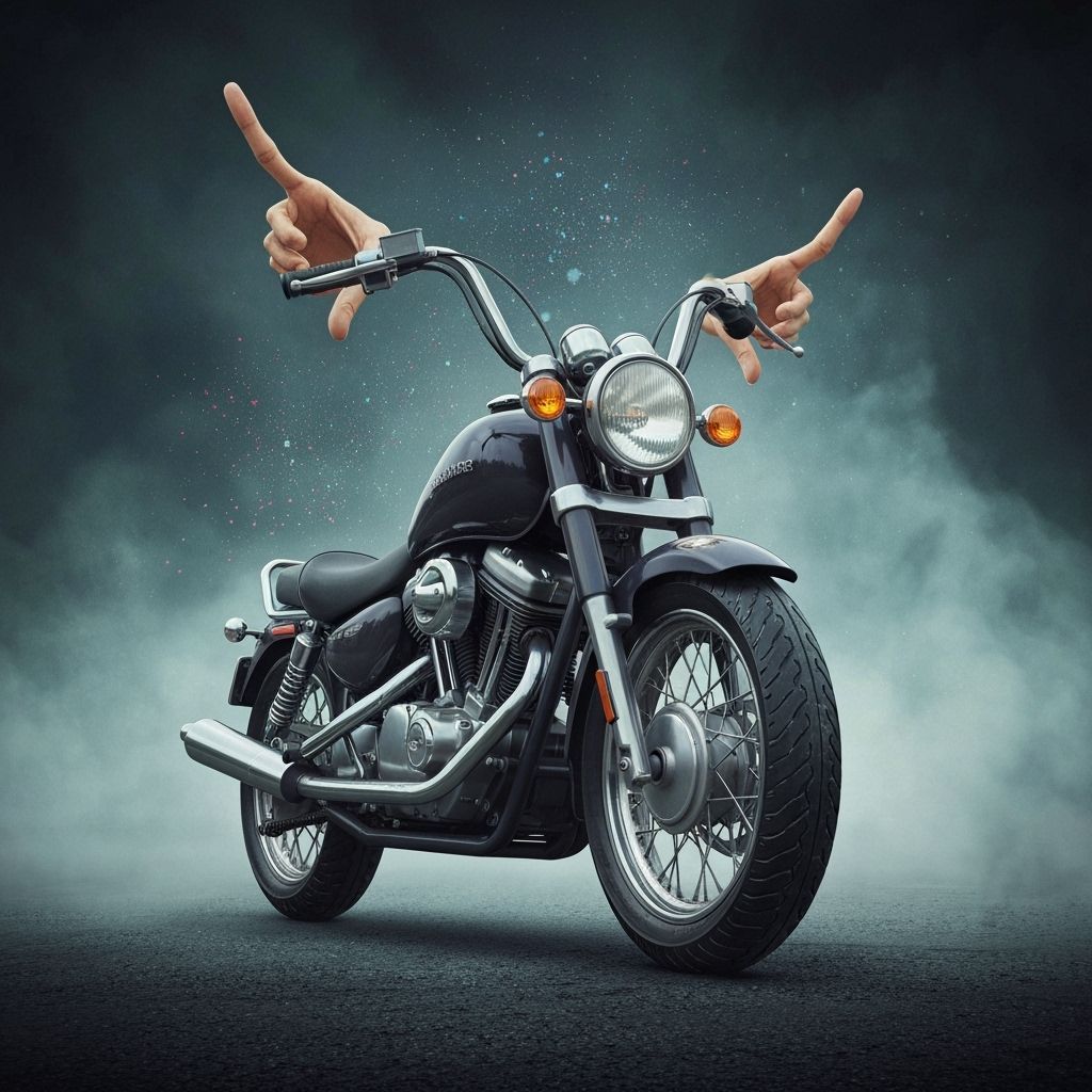 Magical Anthropomorphic Motorcycle in Moody Fantasy Art