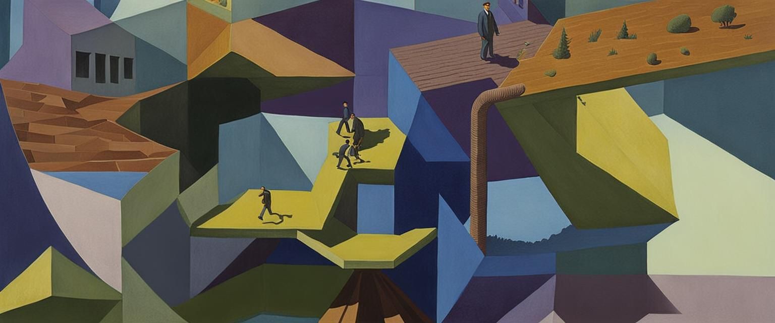 Escher-Inspired Impossible Architecture